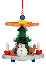 Snowman Mini Pyramid<br>Ulbricht Ornament